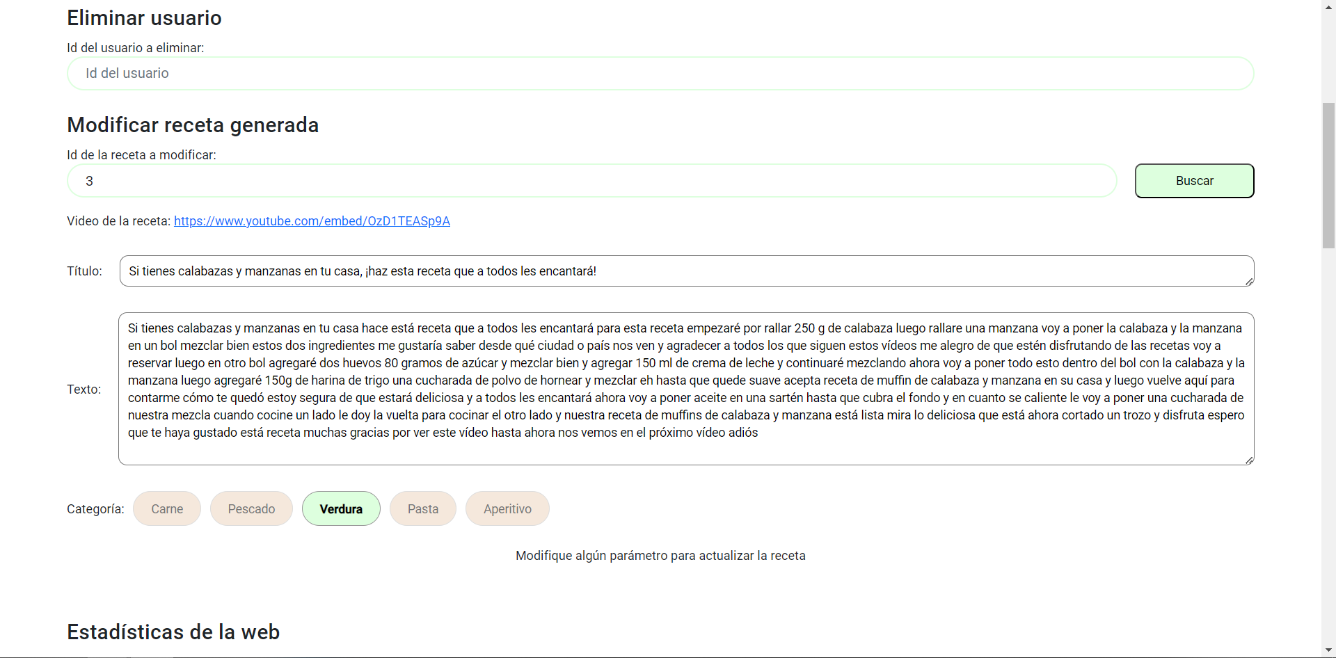 ReadyRecipes pantalla 5