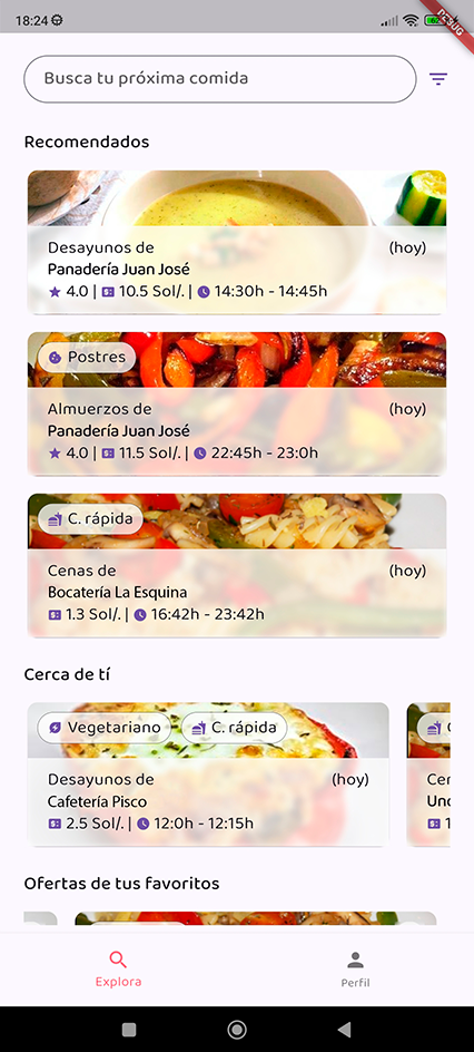 WeFood pantalla 5